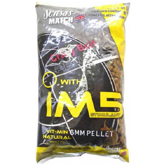 PELETE SENSAS IM5 VIT.MIN YELLOW 6MM 900G