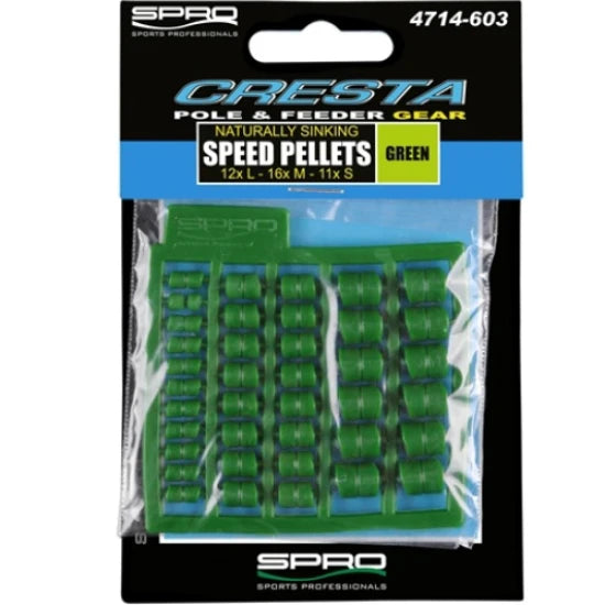 Pellete Cresta Articifciale Green 39 Buc