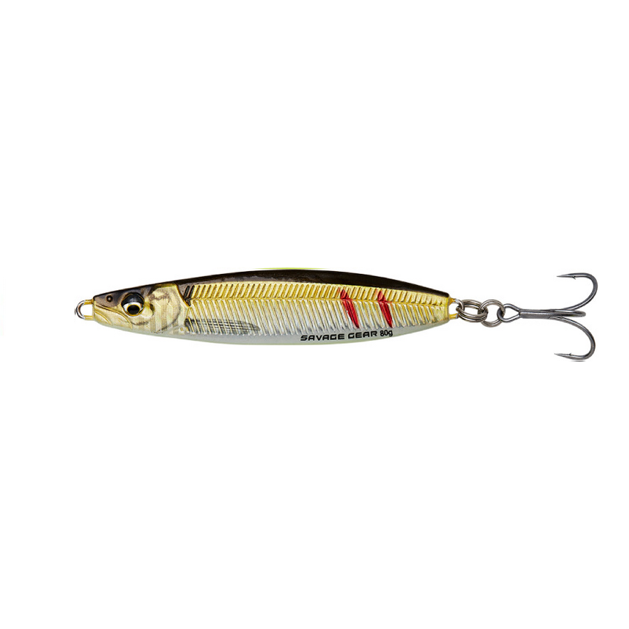 PILKER SAVAGE GEAR JIG PSYCHO SPRAT 7.7CM 28G SINKING GREEN SILVER