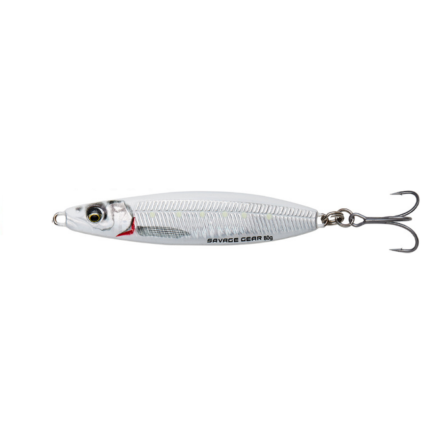 PILKER SAVAGE GEAR JIG PSYCHO SPRAT 7.7CM 28G SINKING WHITE SILVER