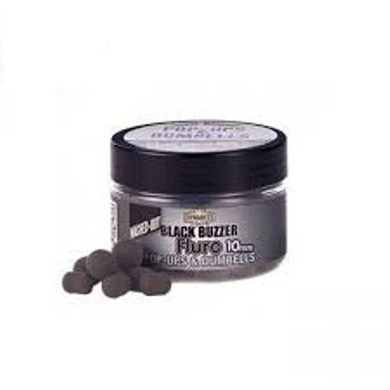 POP-UP AND DUMBELLS DYNAMITE BAITS FLUORO BLACK BUZZER 10MM