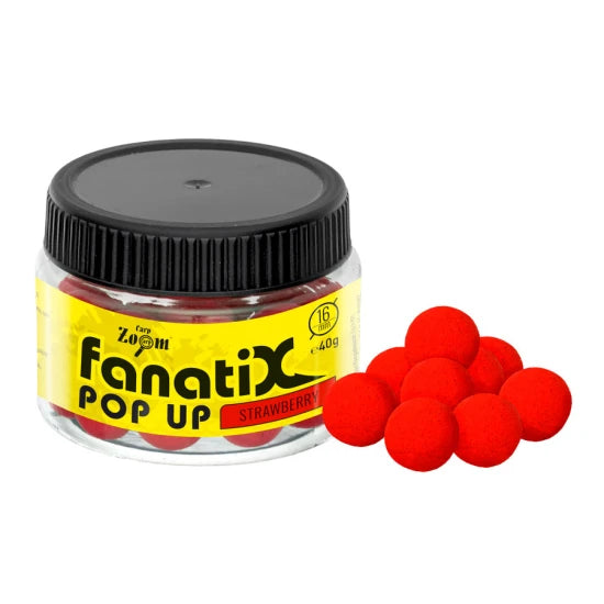 Pop Up Carp Zoom Fanati-x 16mm 40gr Strawberry
