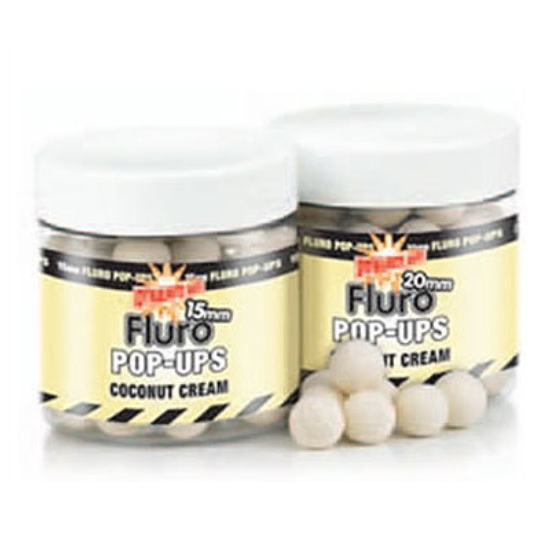 POP-UP DYNAMITE BAITS COCONUT CREAM FLUORO PLUS LICHID ATRACTANT 20MM