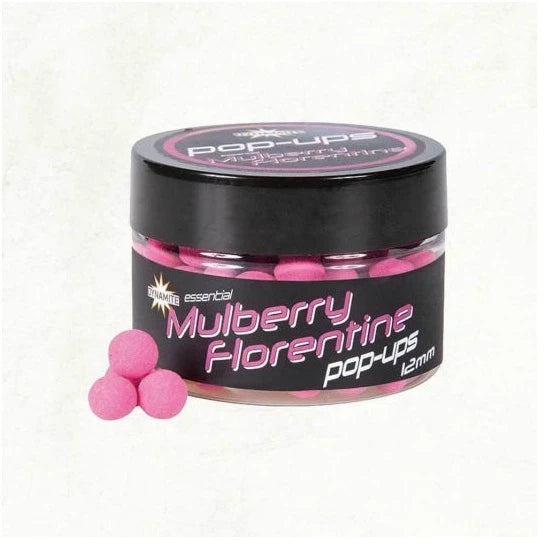 Pop Up Dynamite Baits Fluoro Essential Mulberry Florentine 12mm 45g