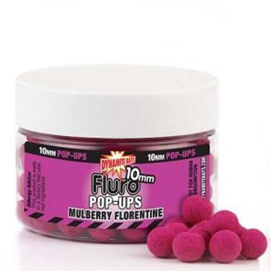POP-UP DYNAMITE BAITS FLUORO MULBERRY FLONRENTINE PLUS LICHID ATRACTANT 20MM