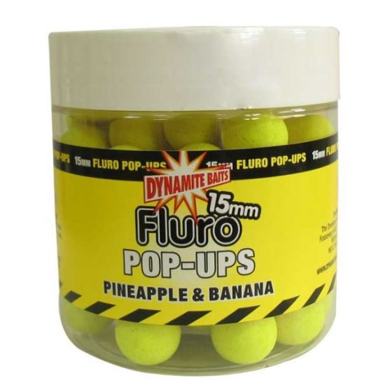POP-UP DYNAMITE BAITS FLUORO PINEAPPLE BANANA  15MM