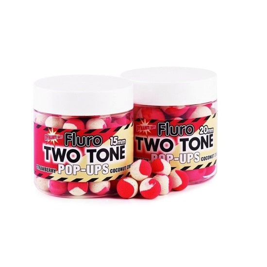 POP-UP DYNAMITE BAITS Fluro Two STRAWBERRY AND COCONUT CREAM 20MM