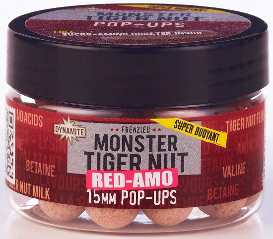POP-UP DYNAMITE BAITS MONSTER TIGERNUT RED AMO 15MM