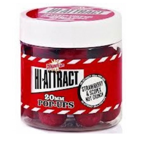 POP-UP DYNAMITE BAITS STRAWBERRY AND SCOPEX NUT CRUNCH 20MM