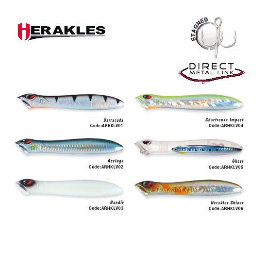 POPPER COLMIC HERAKLES SKYWALK 13cm 27.5gr Acciuga