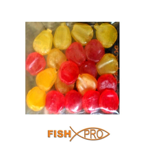 PORUMB ARTIFICIAL Fish Pro GALBEN ROSU 20BUC