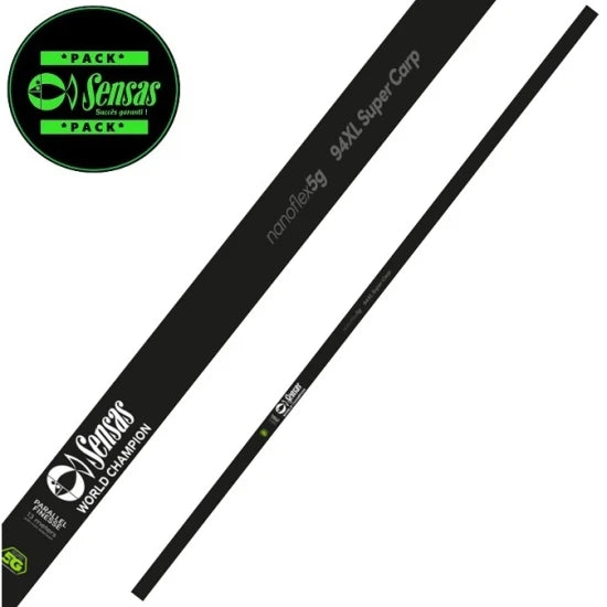 Pachet Rubesiana Sensas Pack Nanoflex 5g Super Carp 94 Xl, 13m, 8 Kits