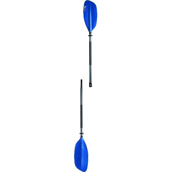 Pagaie Dubla Scoprega Din Aluminiu, Albastra, 215cm