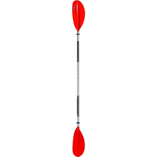 Pagaie Dubla Scoprega Din Aluminiu, Rosie, 230cm