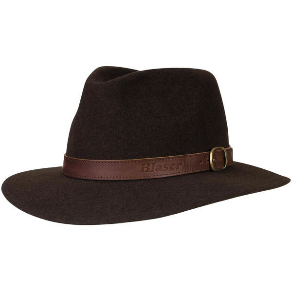 Palarie Blaser Travel Dark Brown Mottled Mar. 60