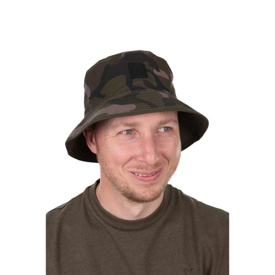 Palarie Fox Reversible Bucket Hat - Khaki/camo, Marime Universala