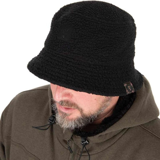 Palarie Fox Sherpa Bucket Hat, Black, Marime Universala