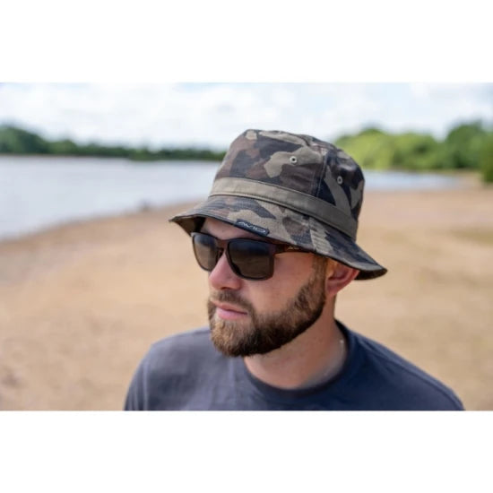 Palarie Tip Bucket Avid Carp Distortion Dark Camo