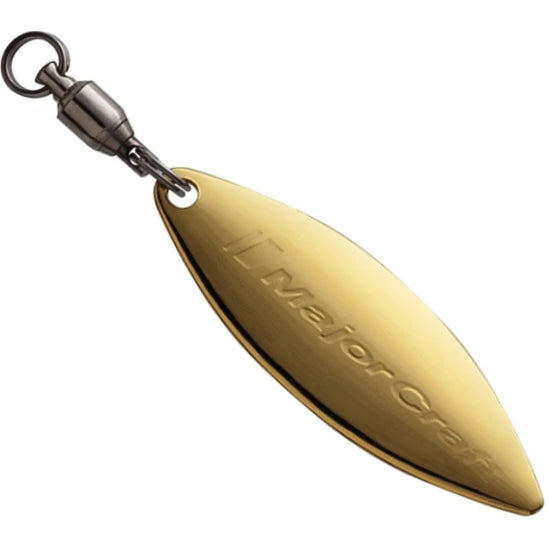 Paleta Oscilanta Major Craft Kantan Blade, Medium, Gold, 2buc/pac