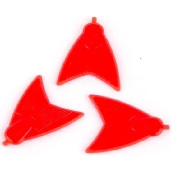 Pana Naluci Skeater Uv Rosu Bait Fins, 10buc/pac