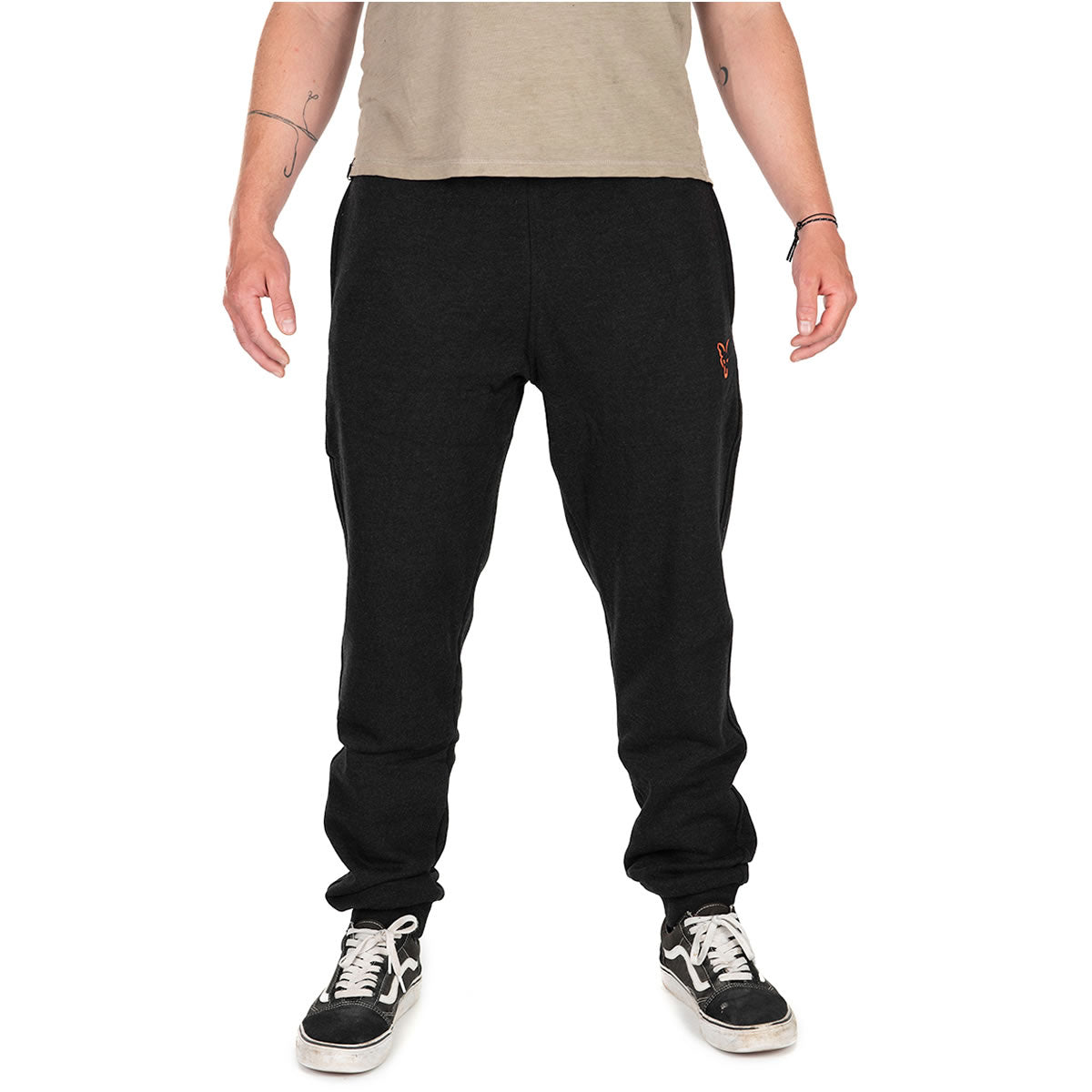Pantaloni Fox Collection Joggers Black &amp; Orange, Marime 2XL