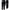 Pantaloni Lungi Sensas Jogging Stripes, Black, Marime S