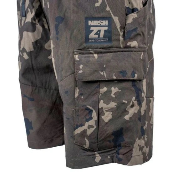 Pantaloni Nash Zt Lite Hydra Flex Combat Shorts Camo, Masura L