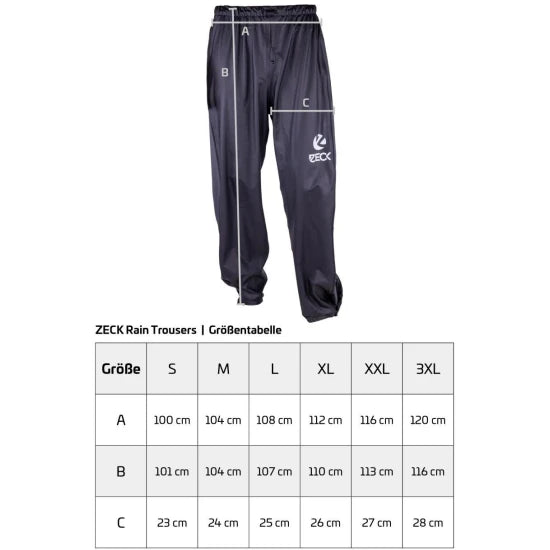 Pantaloni Ploaie Zeck Rain Trousers, Marimea M