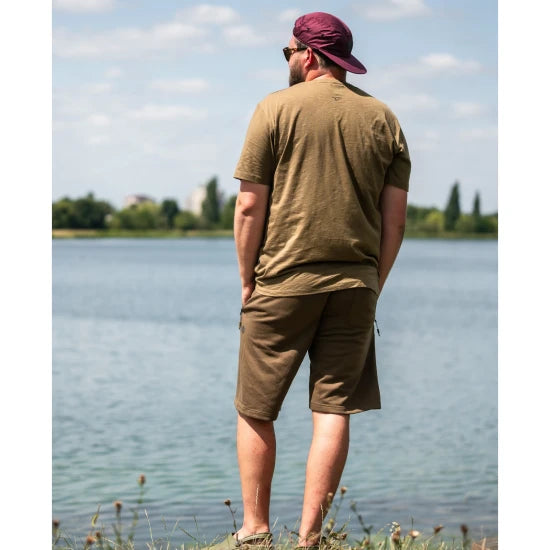 Pantaloni Scurti Korda Jersey Shorts Olive, Marime M