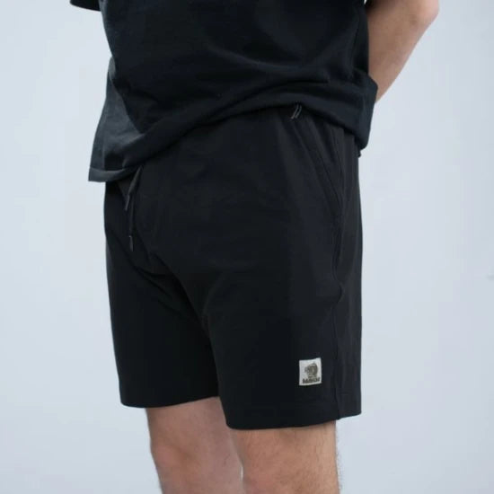 Pantaloni Scurti Nash Make It Happen Badge Shorts Black, Marime S