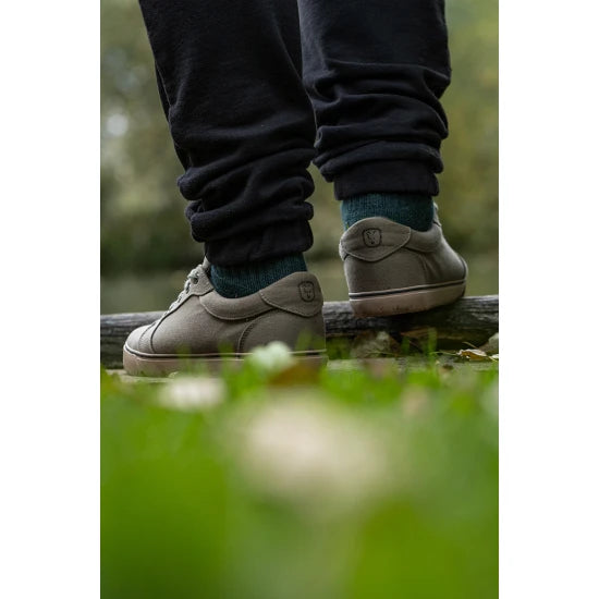Pantofi Fox Canvas Shoe, Khaki, Nr.43