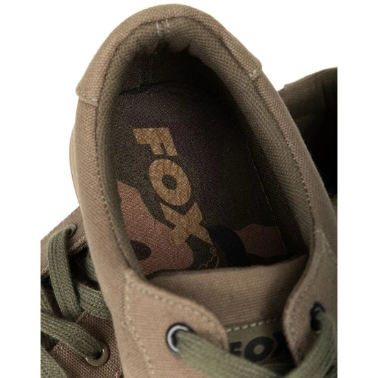 Pantofi Fox Canvas Shoe, Khaki, Nr.44