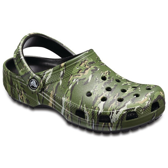Papuci Crocs Classic Graphic Clog Black/Camo Marimea 39,40 M7W9