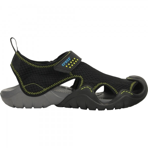 Papuci Crocs Swiftwater Sandal Black/Charcoal Marimea 42,43 M9