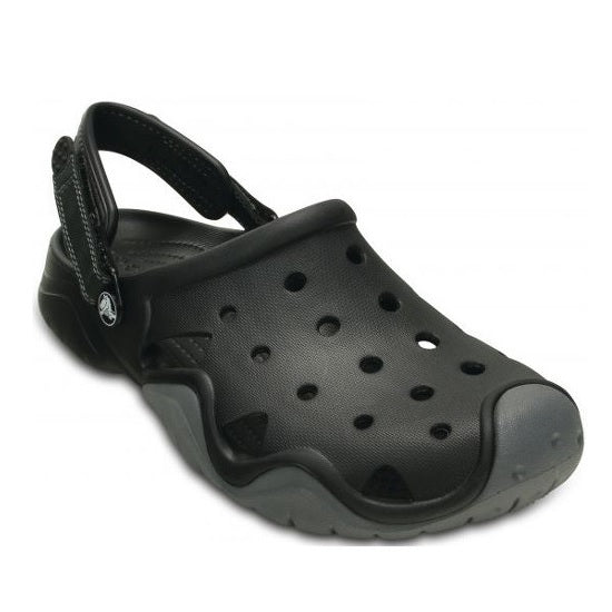 Papuci Crocs Swiftwater Sandal Black/Charcoal Marimea 45,46 M11