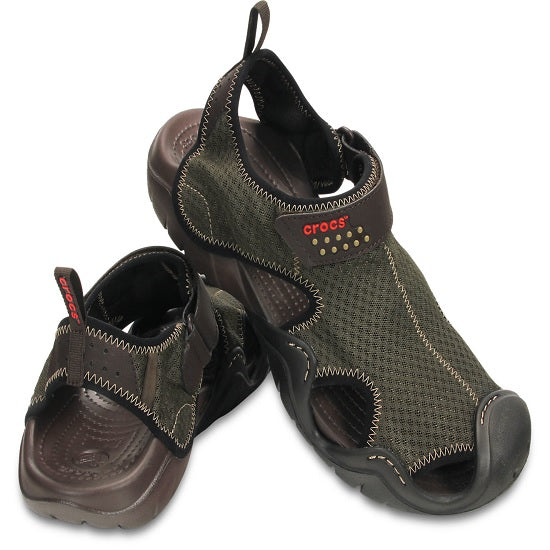 Papuci Crocs Swiftwater Sandal Espresso Marimea 39,40 M7