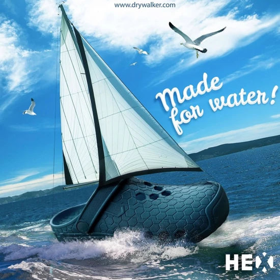 Papuci Dry Walker Hex Open, Black 306, Marime 42