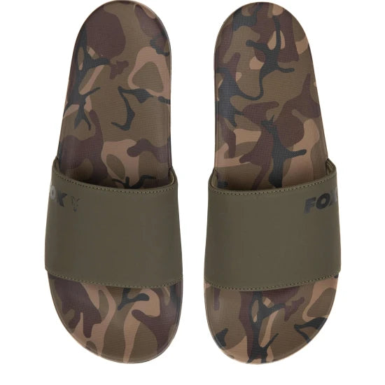 Papuci Fox Sliders Khaki Camo, Marimea 41