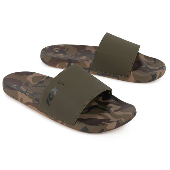 Papuci Fox Sliders Khaki Camo, Marimea 42
