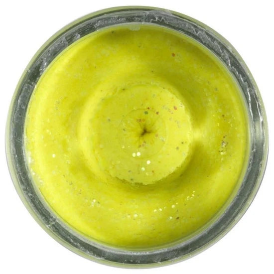 Pasta Berkley Powerbait Natural Glitter Trout Dough, Cheese, Green Glitter, 50g
