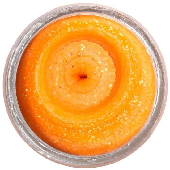 Pasta Berkley Powerbait Natural Glitter Trout Dough, Fluorescent Orange Glitter, 50g
