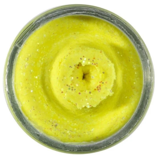 Pasta Berkley Powerbait Sinking Glitter Trout Dough, Sunshine Yellow Glitter, 50g