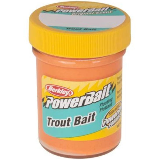 Pasta Berkley Powerbait Trout Bait, Fluorescent Orange, 50g