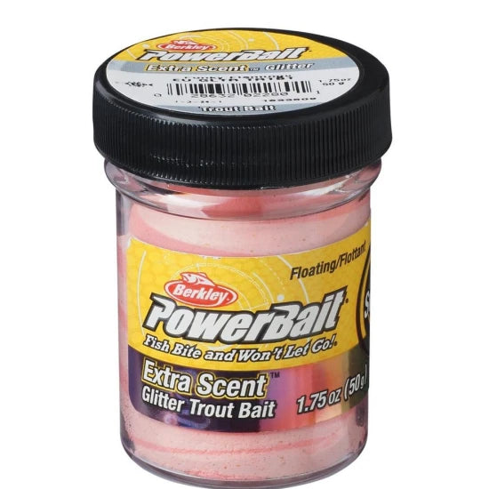 Pasta Berkley Powerbait Trout Dough Bait Swirls, Funky Flamingo, 50g