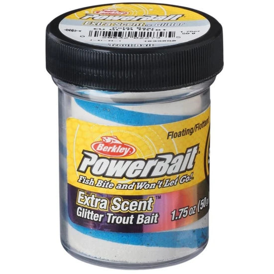 Pasta Berkley Powerbait Trout Dough Bait Swirls, Polar Bear, 50g