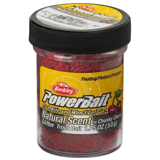 Pasta Berkley Powerbait Trout Dough Fruits Floating, Chunky Cherry, 50g