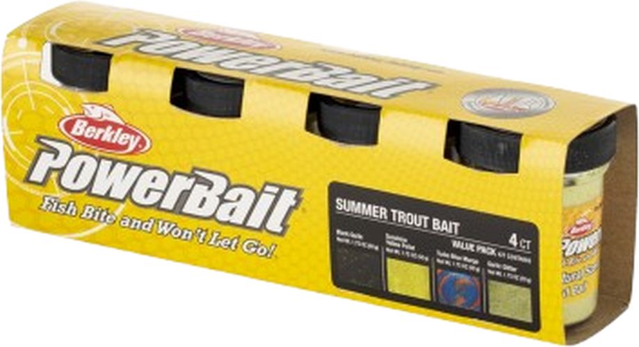 Pasta BERKLEY PowerBait Trout Dough Season Pack, Summer, 4buc/pac
