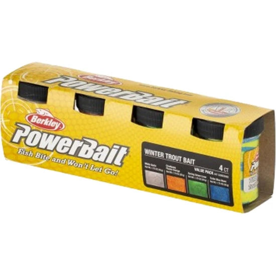 Pasta Berkley Powerbait Trout Dough Season Pack, Winter, 4buc/pac