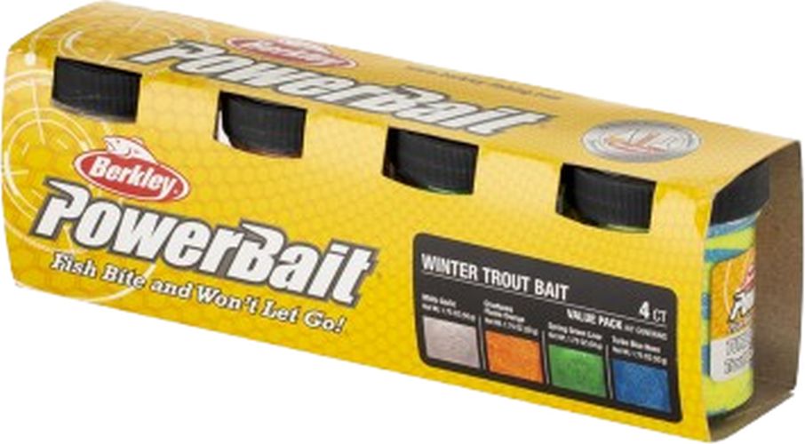 Pasta BERKLEY PowerBait Trout Dough Season Pack, Winter, 4buc/pac