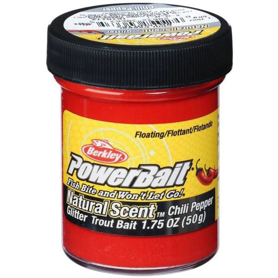 Pasta Berkley Powerbait Trout Dough Spices Floating, Chili Pepper, 50g